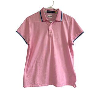 Polo Golf Ralph Lauren Polo Women's Pink Short Sleeve Shirt Size  L Cotton